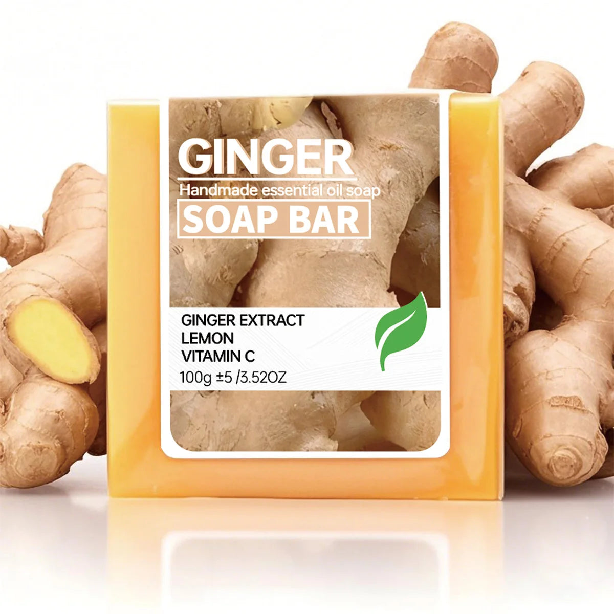 Home Made 100g Organic Facial Skin Care Acne Turmeric Soap Bath Soap Whitening Bath Soapwith Papaya Ginger Rice Honey