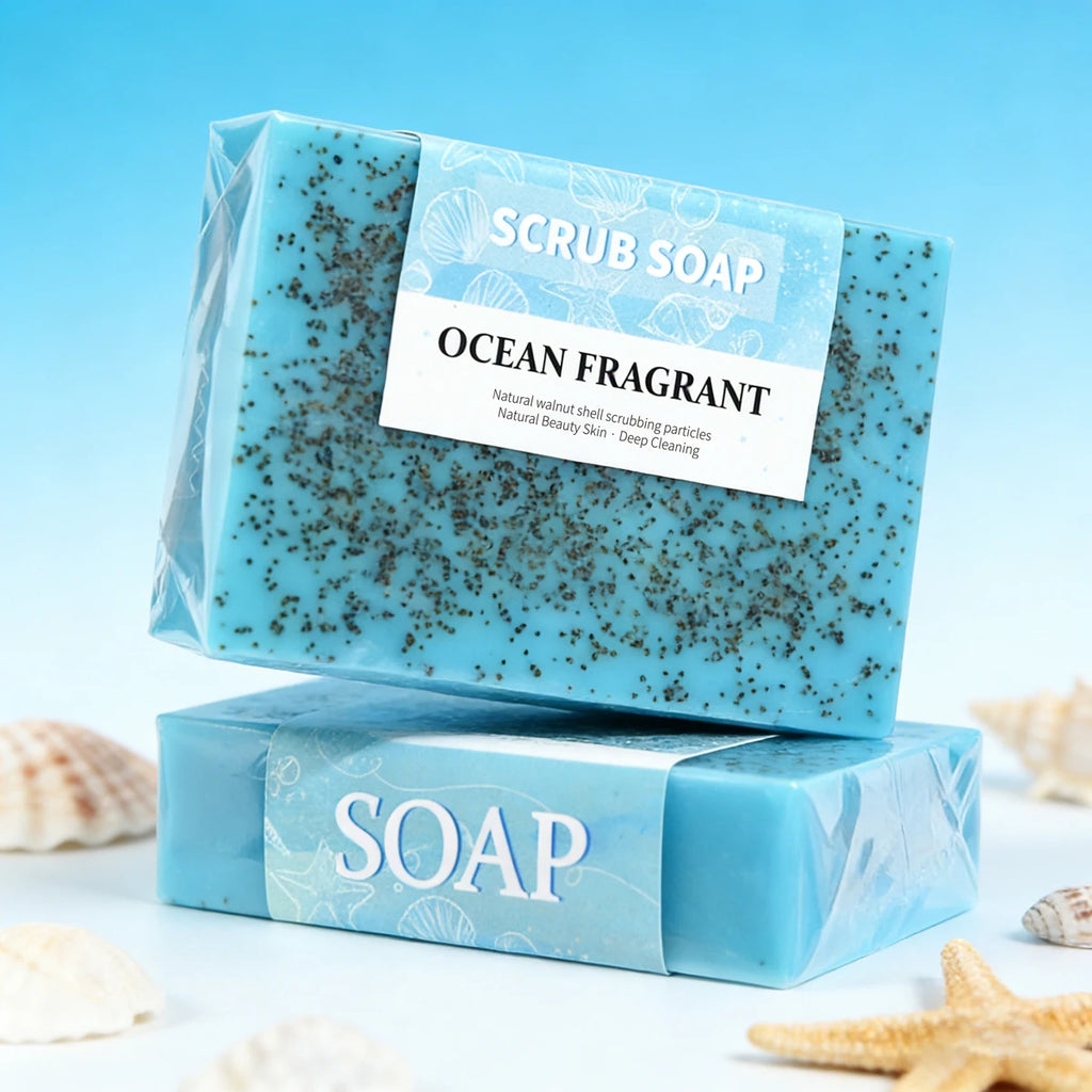 Premium Whitening Turmeric Kojic Acid Scrub Soap Bar Natural Exfoliating Oil Control Facial Body Soap Glycerin Essential Oil-OEM Private
