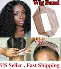 Non-Slip Dark Brown Velvet Lace Wig Band