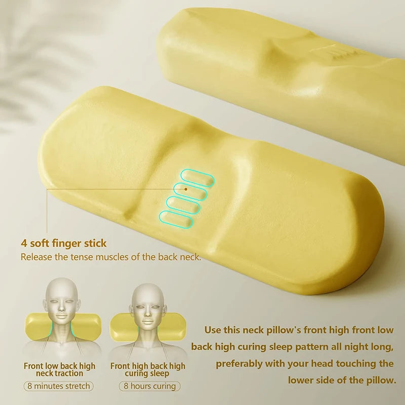 Super Comfortable Cervical Pillow, Memory Foam Contour Pillow, Bed Pillows for Side Sleeper Ergonomic Orthopedic Sleeping Pillow, Neck Pillow