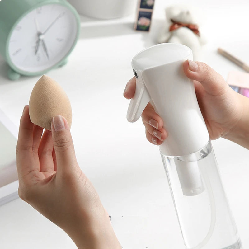 Professional High Pressure Continuous Spray Bottle Hair Care Makeup Water Replenishing Spray Bottle Separate Bottle Press Mist Spray Bottle