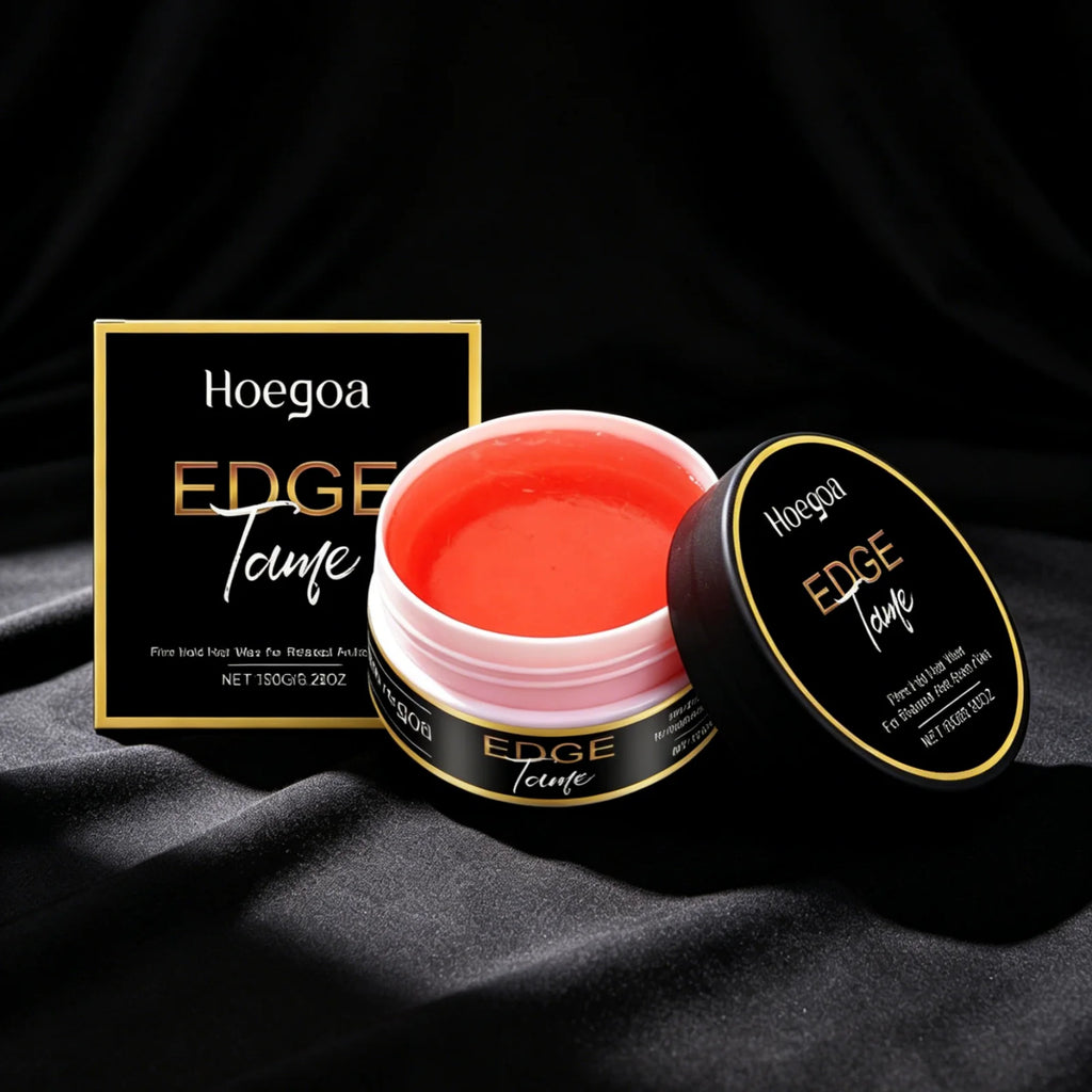 Edge Control  Styling Gel for All Hair Types Firm Hold Smooth Frizz Edge Control Enhance Gloss Fast Shaping Non Sticky Hair Wax 150g