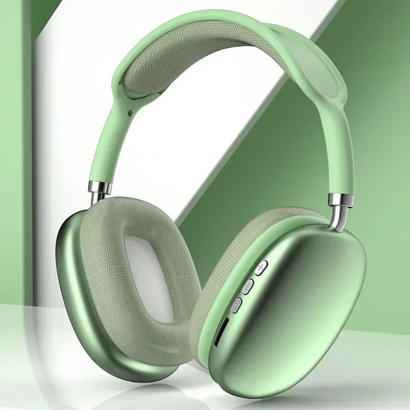 Headphones Bluetooth 5.4 HiFi Sound Deep Bass 2026 P9 Plus Max Wireless ANC Headphones Bluetooth 5.4 Foldable Gaming Headset for Phone PC Tablet