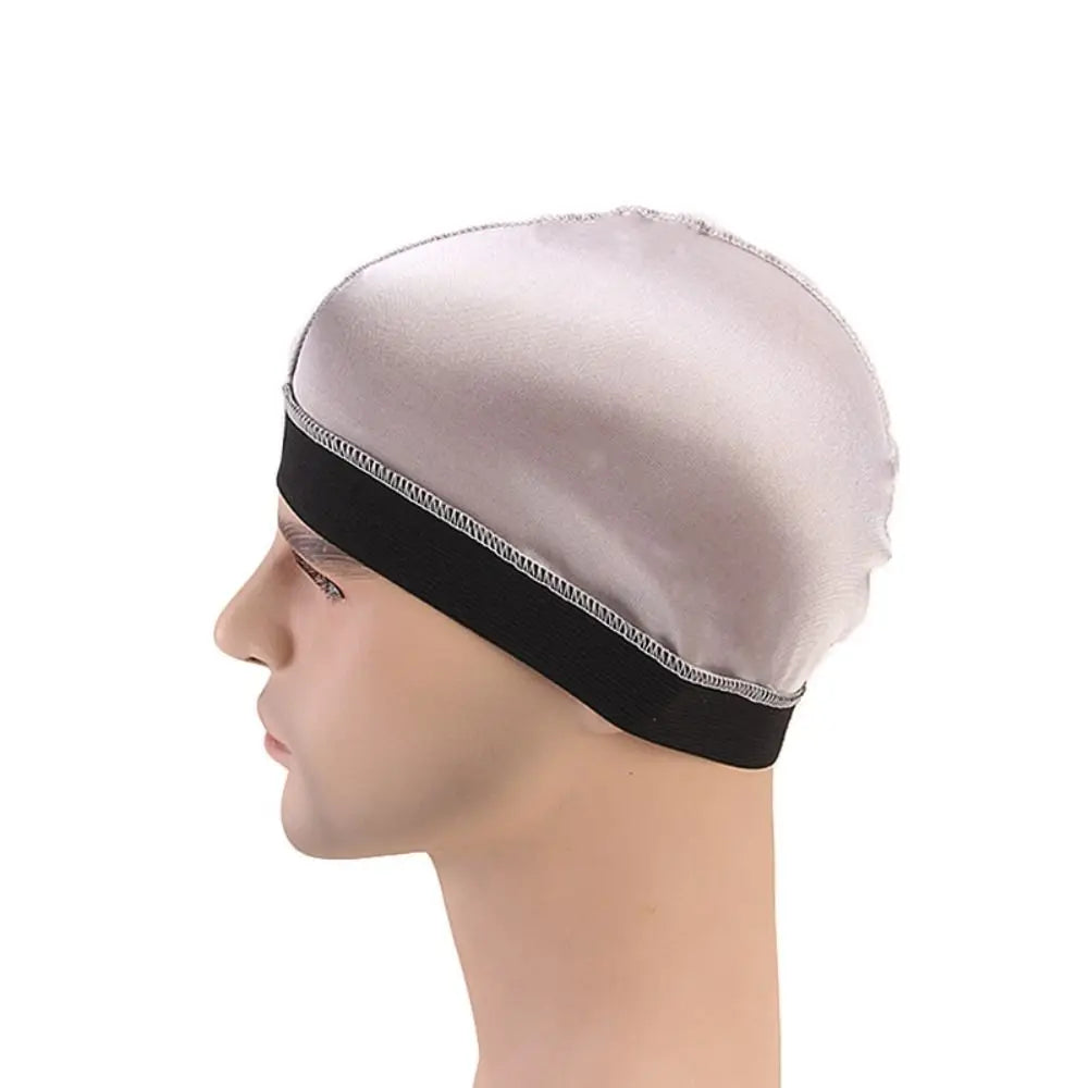 Pure Color Men Caps Durag Style Hats Bonnet Elastic Breathable Wave Caps Polyester Multicolor Durag Cap Men Outdoor Wave Caps