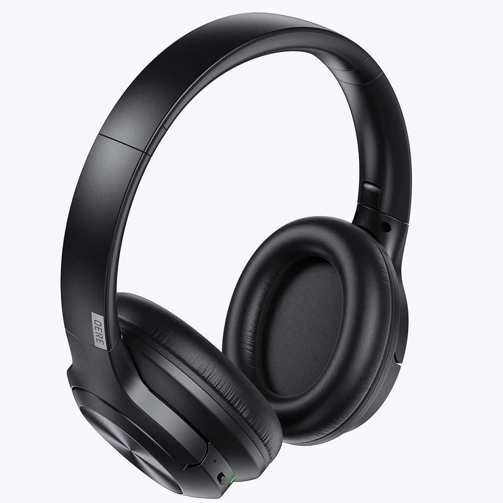 Active Noise Cancellation HiFi Wireless headphones QERE E80 Earphone bluetooth 5.3 ANCHi-Res Audio Over the Ear Headset 70H 40mm Driver2.4G
