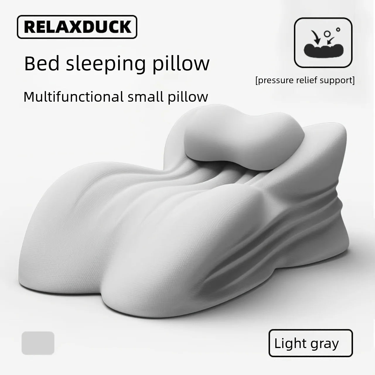 Special Ergonomic Reading Pillow for Adults, Bed Wedge Pillow for Headboard, Suitable for Prone Lying, Reclining & Sitting In Bed, Chin