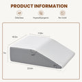 Inclined Ergonomic Wedge Contour Neck Pillows For Neck Pain Relief Memory Foam Bed Pillow Neck Pillow Provide multi part support