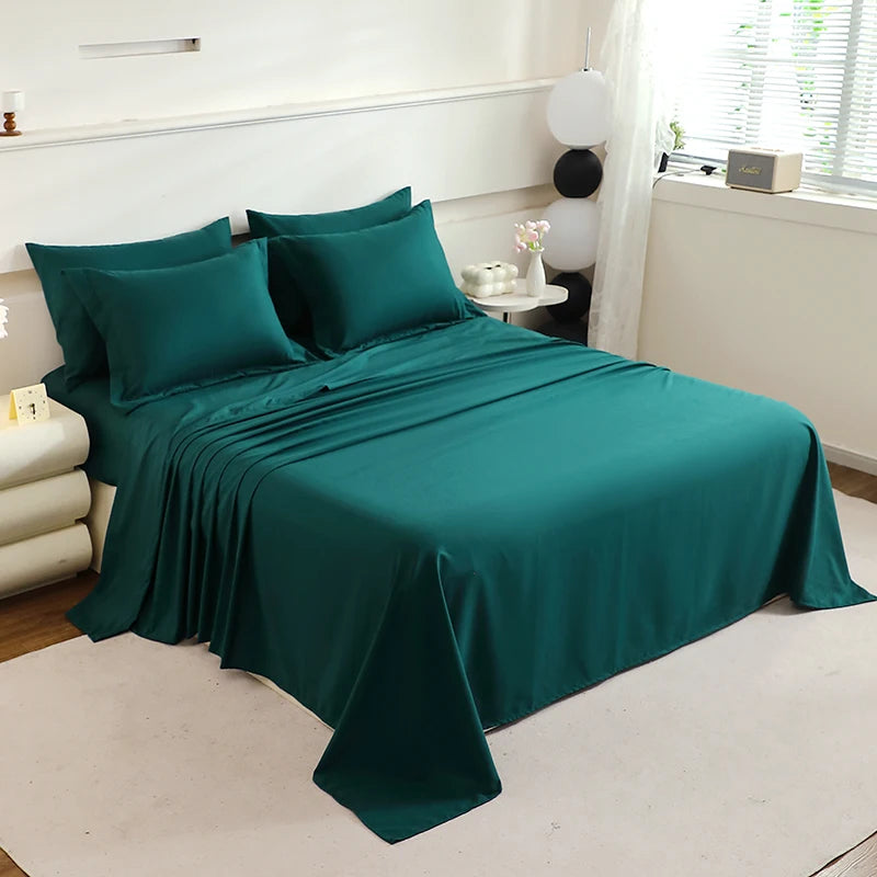 Twin Full Queen King 5pcs/7pcs Bedding Sets Home Decor Comforter Flat Sheet Fitted Sheet Pillowcases Sleeping Sets