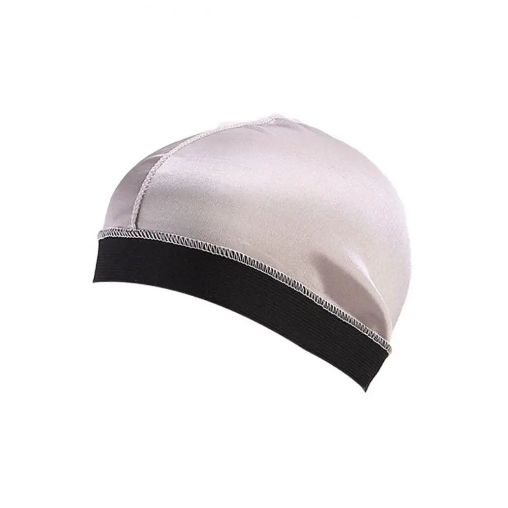 Pure Color Men Caps Durag Style Hats Bonnet Elastic Breathable Wave Caps Polyester Multicolor Durag Cap Men Outdoor Wave Caps