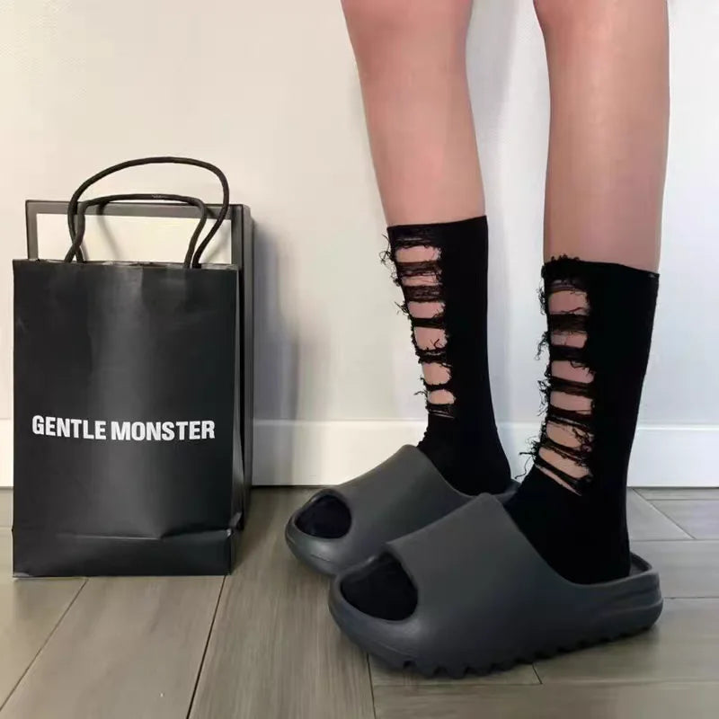 Unisex Summer  Sandals Casual Beach Shoes Soft Bottom Slides Thick Platform EVA Anti-Slip Home Slippers