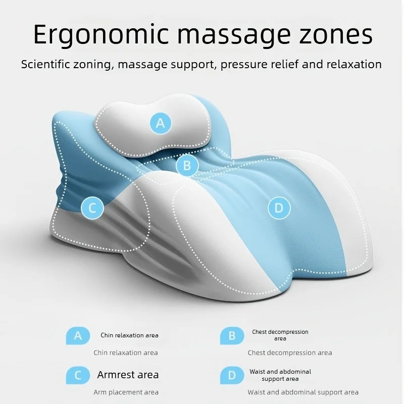 Special Ergonomic Reading Pillow for Adults, Bed Wedge Pillow for Headboard, Suitable for Prone Lying, Reclining & Sitting In Bed, Chin