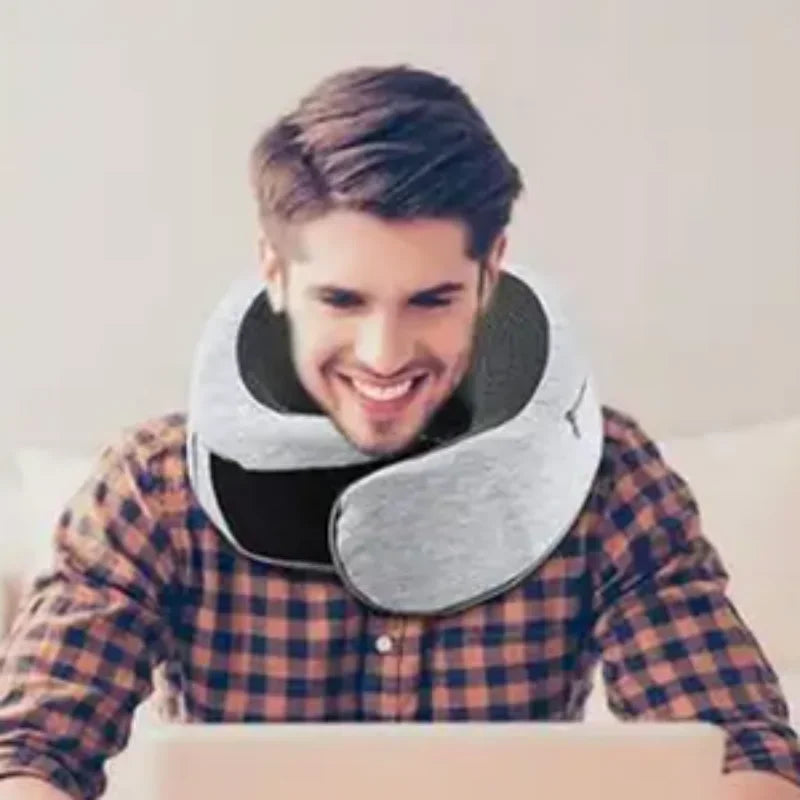 Super Travelling sleeping Neck Pillow Car Neck Memory Foam Pillow U-Shaped Portable Auto Headrest Pillow Adjustable