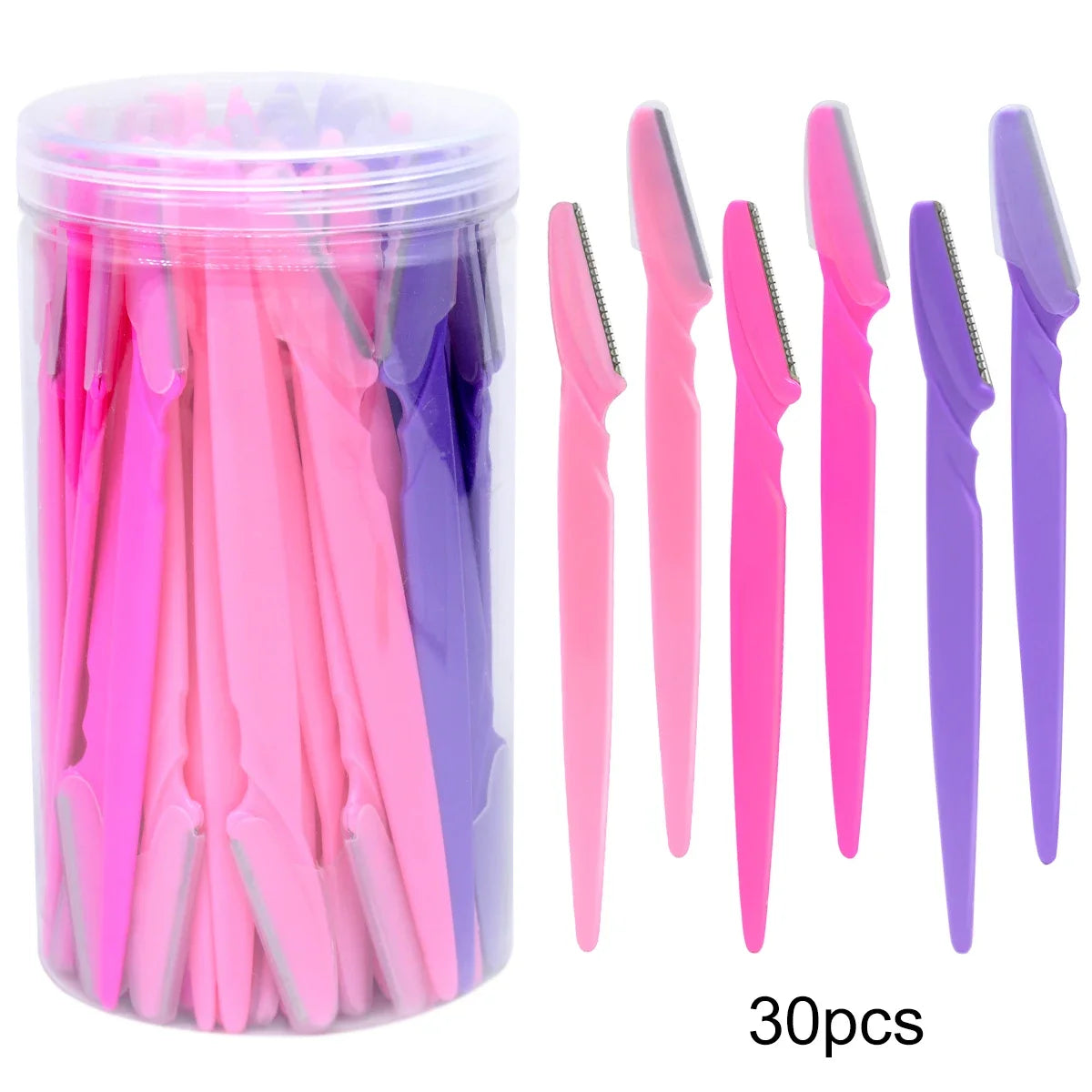 Eyebrow Razor Facial Razor for Women 10/30/40Pcs Multipurpose Exfoliating Dermaplaning Tools with Precision Cover Safety Beauty