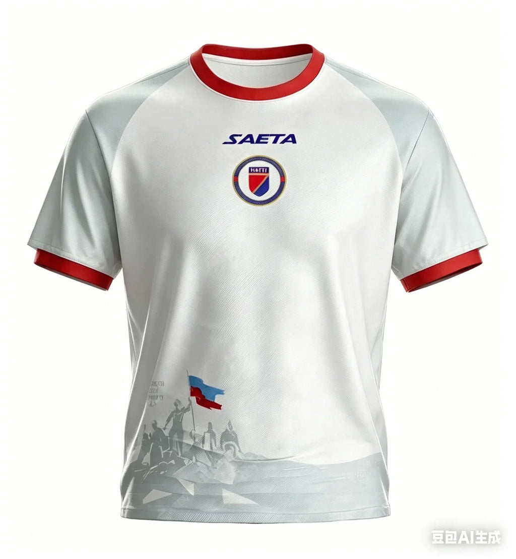Haiti Soccer Jersey 2026 Grenadiers Short Sleeve Sport T-Shirt Gym Training Workout Athletic Fitness Running Tops Moto Quick Dry Sportswear