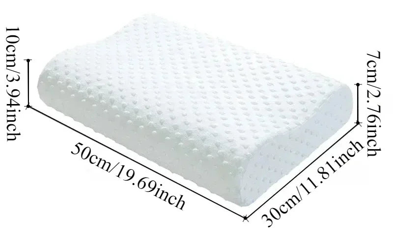 Comfortable Memory Foam Sleeping Pillow Adjustable Side Sleeping Pillow Relieve Neck and Shoulder Pain Orthopedic Curve Neck Support Pillo