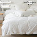 Hight Quality 3pcs  100% cotton bedding set Double Duvet Cover Set 220x240 Solid Twist Cotton King Size Bedding Set Quilt Cover Set