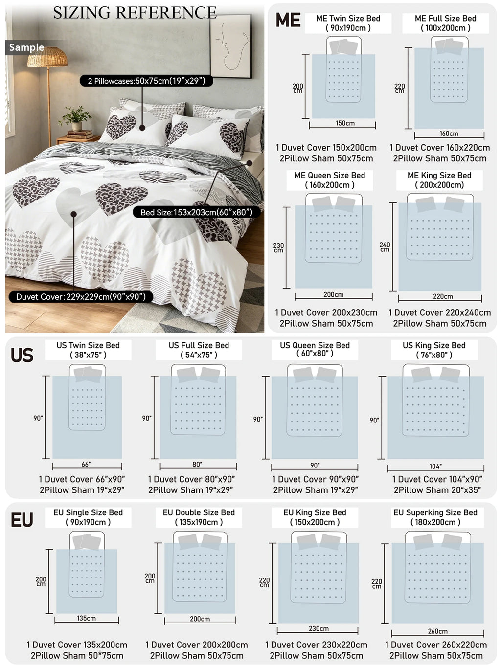 Leopard print heart-shaped duvet cover 3pcs   set, soft and breathable, modern for bedroom decoration, queen/king size bed