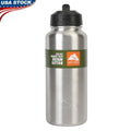Stainless Steel Water Bottle insulated Flip Top Lid Vacuum Sealed Durable Camping Travel Bottle Dishwasher Safe Sweat Proof 32oz