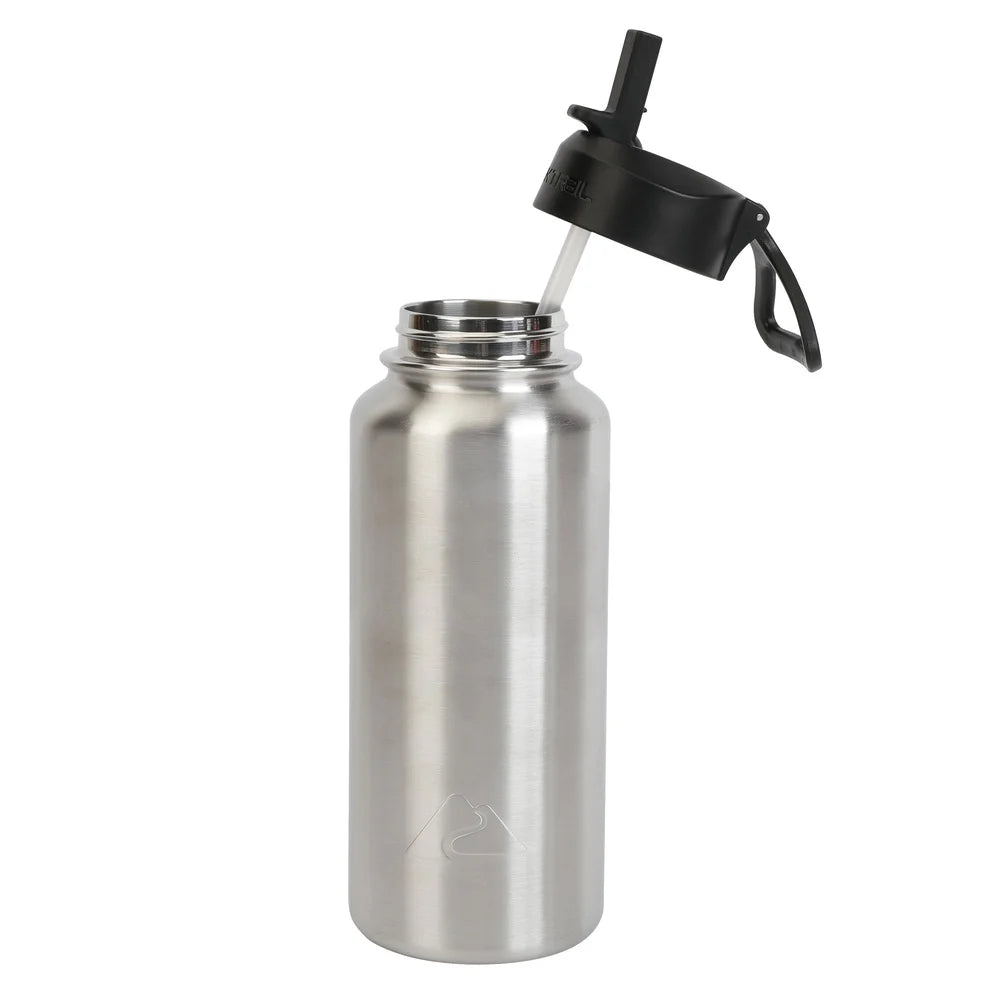 Stainless Steel Water Bottle insulated Flip Top Lid Vacuum Sealed Durable Camping Travel Bottle Dishwasher Safe Sweat Proof 32oz