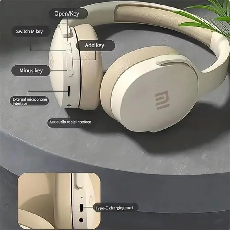 Universal Xiaomi Wireless Headphones P2961 Bluetooth 5.3 Portable Earphone For Samsung Iphone Stereo Hifi Headset Game Earbuds With Mic