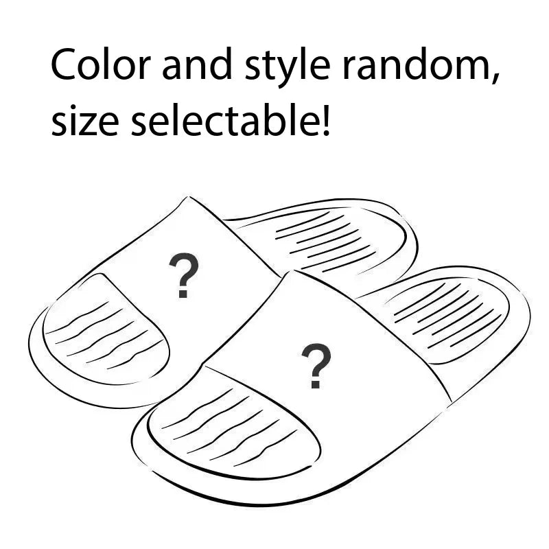 Unisex Summer  Sandals Casual Beach Shoes Soft Bottom Slides Thick Platform EVA Anti-Slip Home Slippers