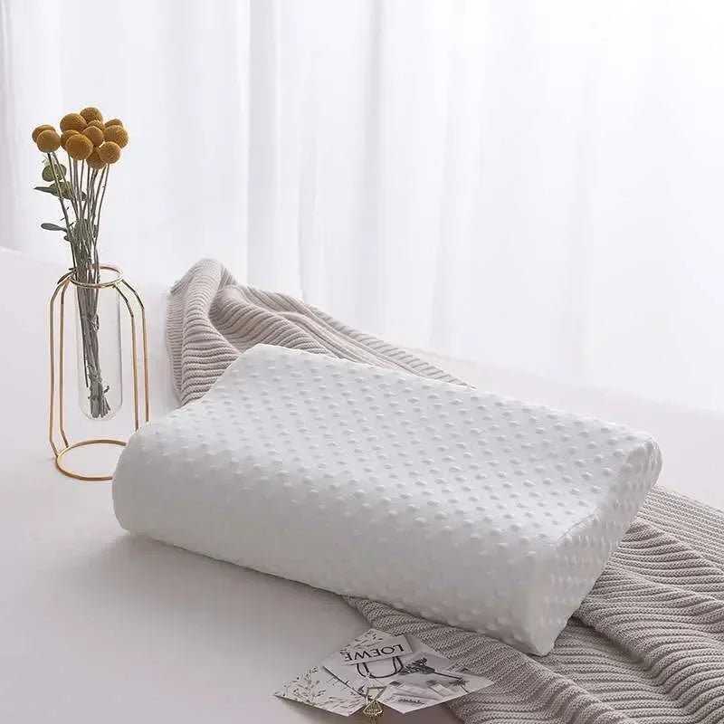 Comfortable Memory Foam Sleeping Pillow Adjustable Side Sleeping Pillow Relieve Neck and Shoulder Pain Orthopedic Curve Neck Support Pillo