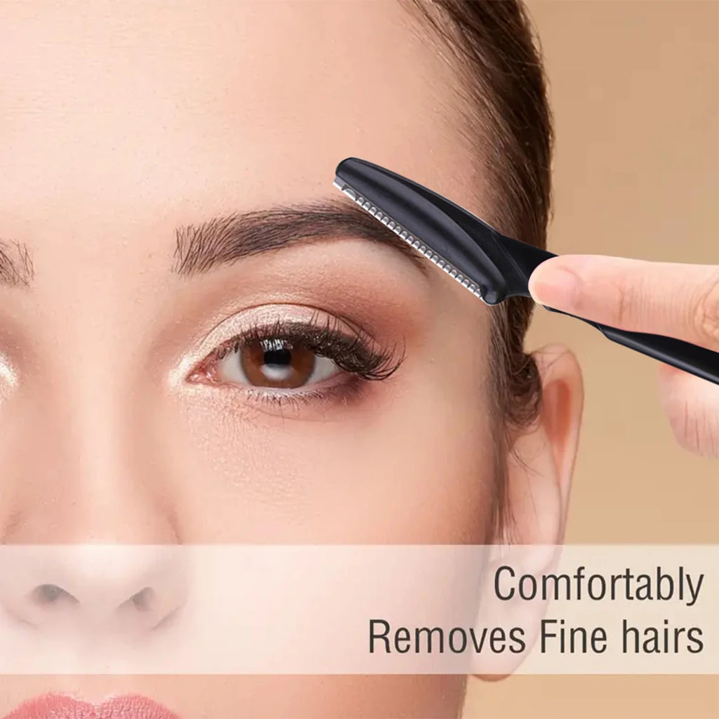 Eyebrow Razor Facial Razor for Women 10/30/40Pcs Multipurpose Exfoliating Dermaplaning Tools with Precision Cover Safety Beauty