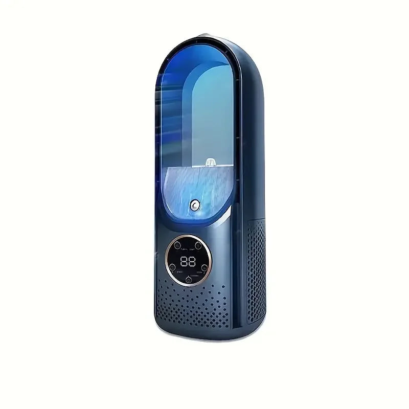 Relialable Portable Evaporative Air Cooler with Humidifier - 3-Speed USB Desktop Mini AC Fan, Personal Cooling for Office, Bedroom, , Campi
