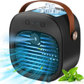 Mini Portable Air Conditioners Rechargeable,   Personal Air Cooler with 3 Speeds, Small Desk Air Conditioner