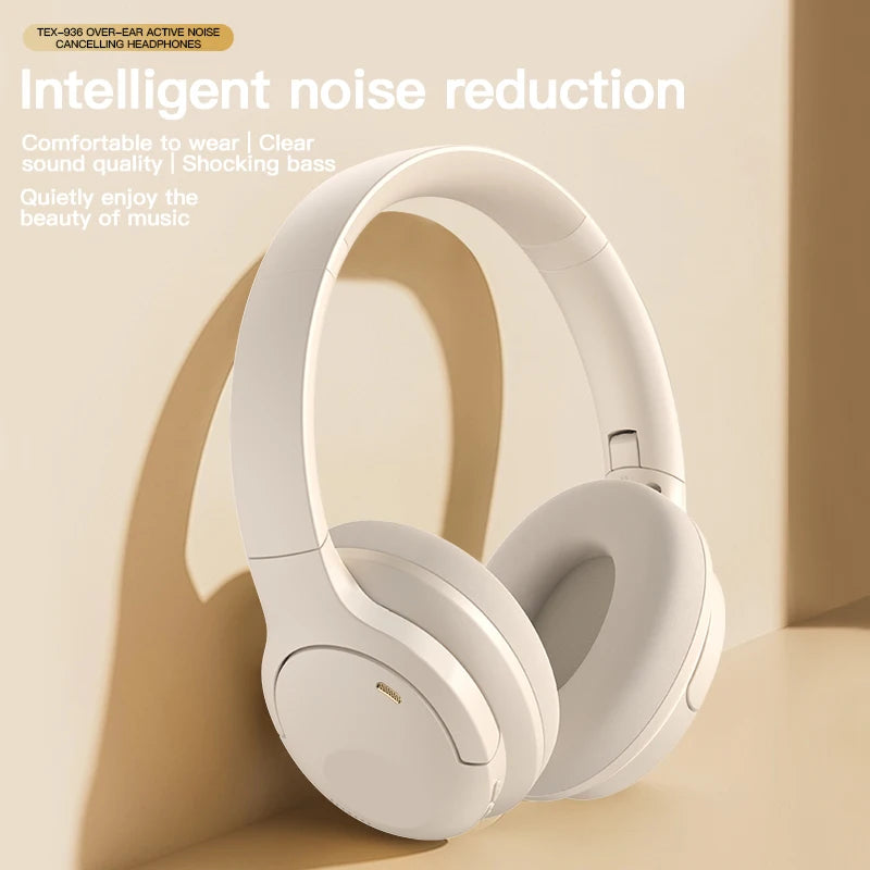 Earphones Foldable Noise Reduction Bluetooth 5.3 Headsets Gaming Headphones Dual Mode Wireless Music Headsets For iPhone Xiaomi