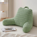 Comfortable Reading Pillow for Sitting in Bed, Flannel Back Pillow Bed Sitting Up for Adult and , Backrest Cushion for Sit Up in Couch or F