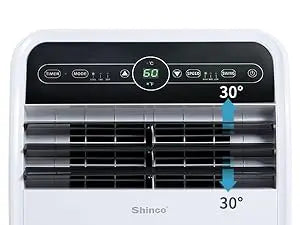 AC Shinco 10,000 BTU Portable Air Conditioner, Portable AC Unit with Built-in Cool, Wi-Fi Enabled for Room up to 400 sq.