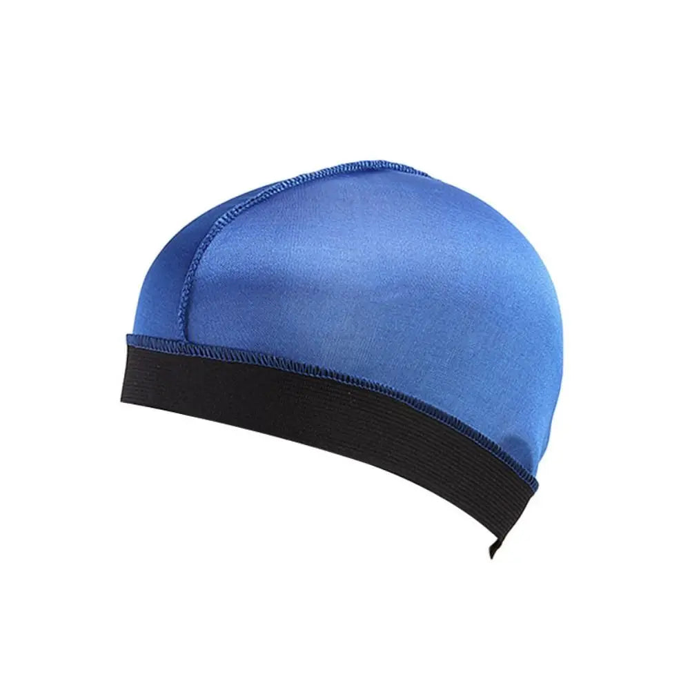 Pure Color Men Caps Durag Style Hats Bonnet Elastic Breathable Wave Caps Polyester Multicolor Durag Cap Men Outdoor Wave Caps