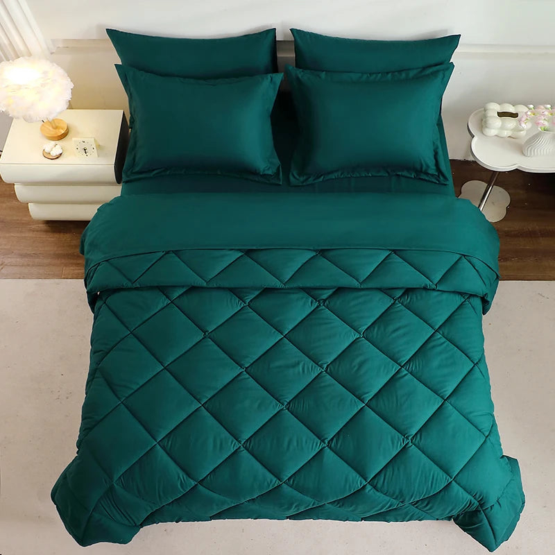 Twin Full Queen King 5pcs/7pcs Bedding Sets Home Decor Comforter Flat Sheet Fitted Sheet Pillowcases Sleeping Sets