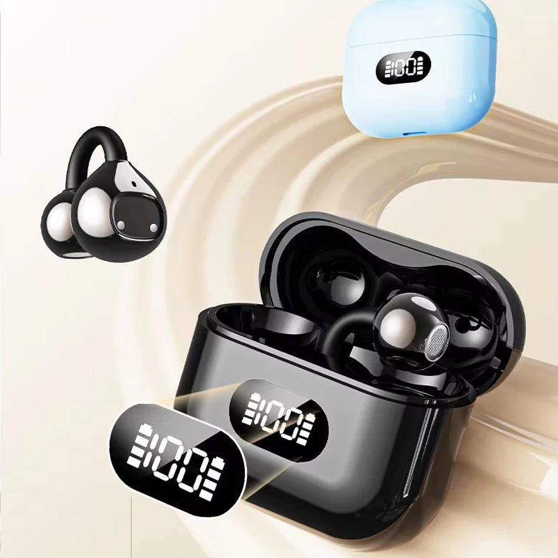 Mini Earbuds Wireless with LED Display Long-Battery Life Clear Calls Headphone for Business Welcome Deal Headset New Electronics