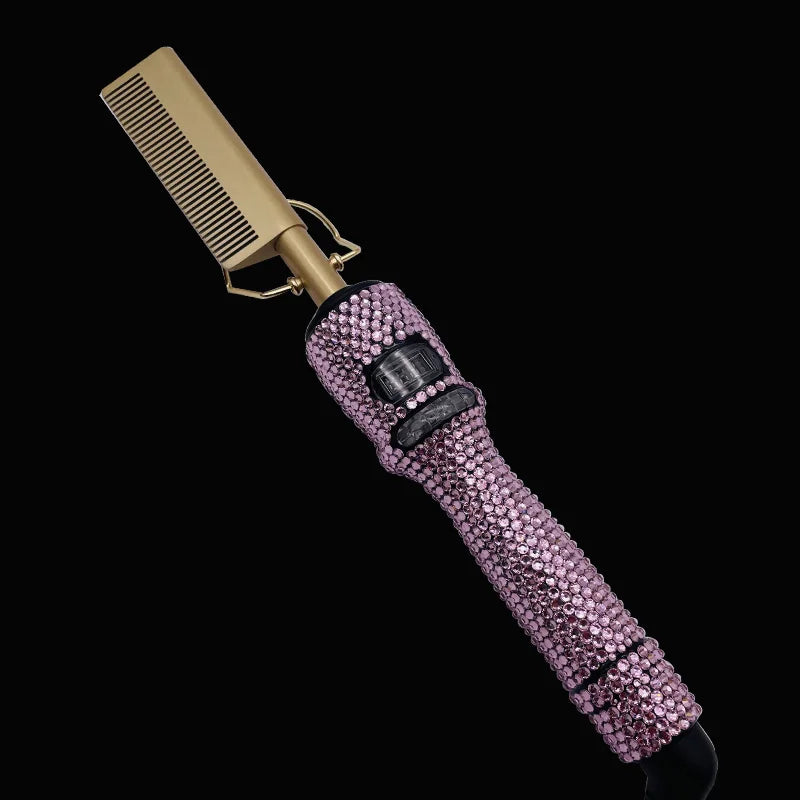 Premium Hot Comb Straight Curling Electric Comb for American African Hair pente quente peigne chauffant lisseur cheveux Styling Tools