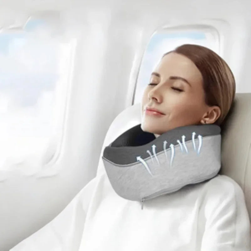 Super Travelling sleeping Neck Pillow Car Neck Memory Foam Pillow U-Shaped Portable Auto Headrest Pillow Adjustable
