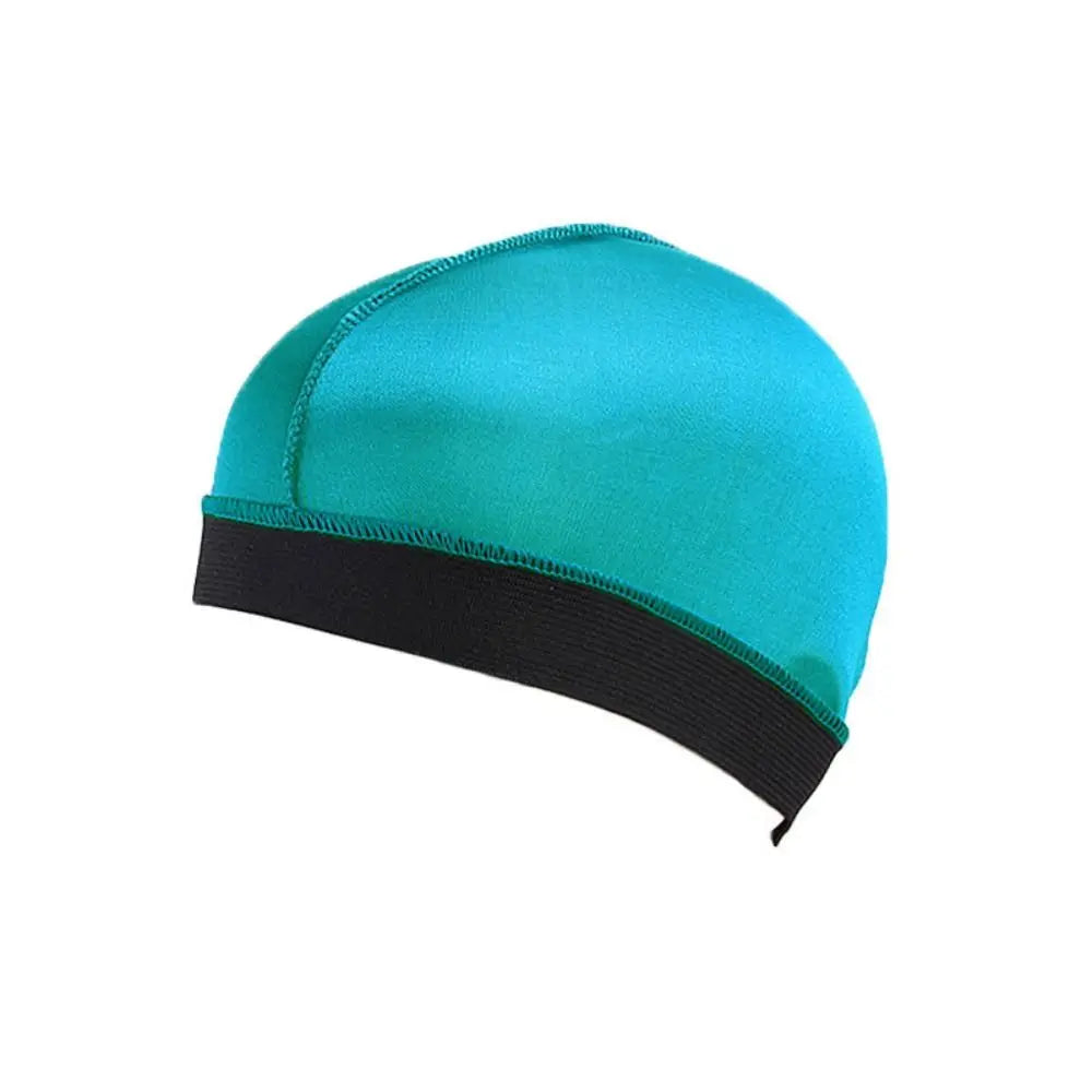 Pure Color Men Caps Durag Style Hats Bonnet Elastic Breathable Wave Caps Polyester Multicolor Durag Cap Men Outdoor Wave Caps