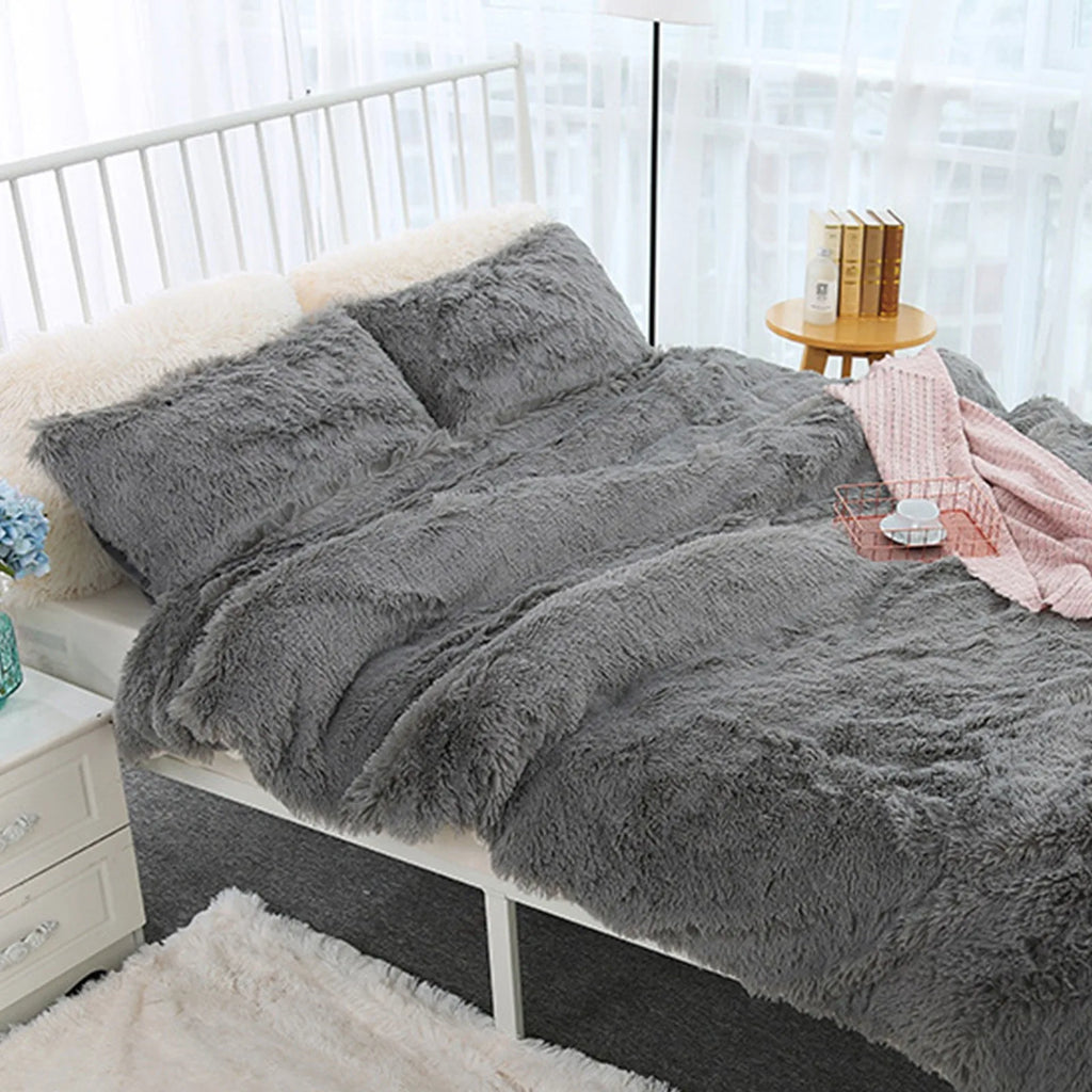 Fuzzy Fur 1PCS Super Soft Faux Elegant Cozy With Fluffy Throw Blanket Bed Sofa Bedspread Long Shaggy Soft Warm Bedding Sheet