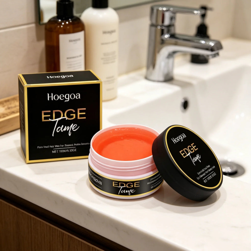 Edge Control  Styling Gel for All Hair Types Firm Hold Smooth Frizz Edge Control Enhance Gloss Fast Shaping Non Sticky Hair Wax 150g