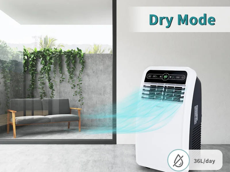 AC Shinco 10,000 BTU Portable Air Conditioner, Portable AC Unit with Built-in Cool, Wi-Fi Enabled for Room up to 400 sq.