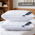 Super Luxurious Customizable Non-Toxic Hilton Hotel Style Solid Gauze Neck Pillow 48X74Cm Ultra Soft Breathable Anti-Allergy Low Pillow