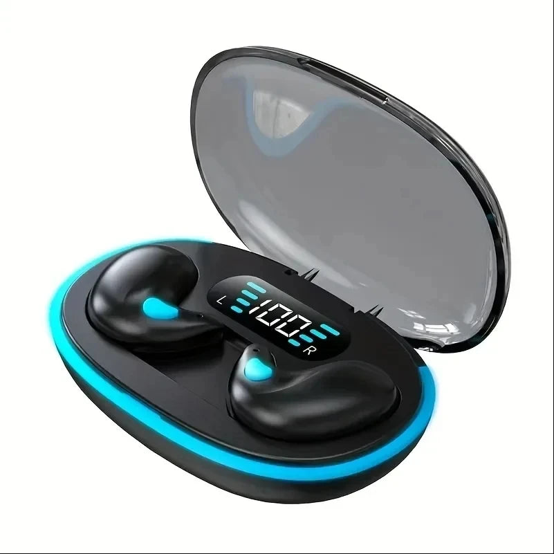 Sleeping Earbuds X55 Wireless Mini Headphones, TWS Bluetooth Earphone for Work & Sport, Hidden Stereo Headsets with Microphone