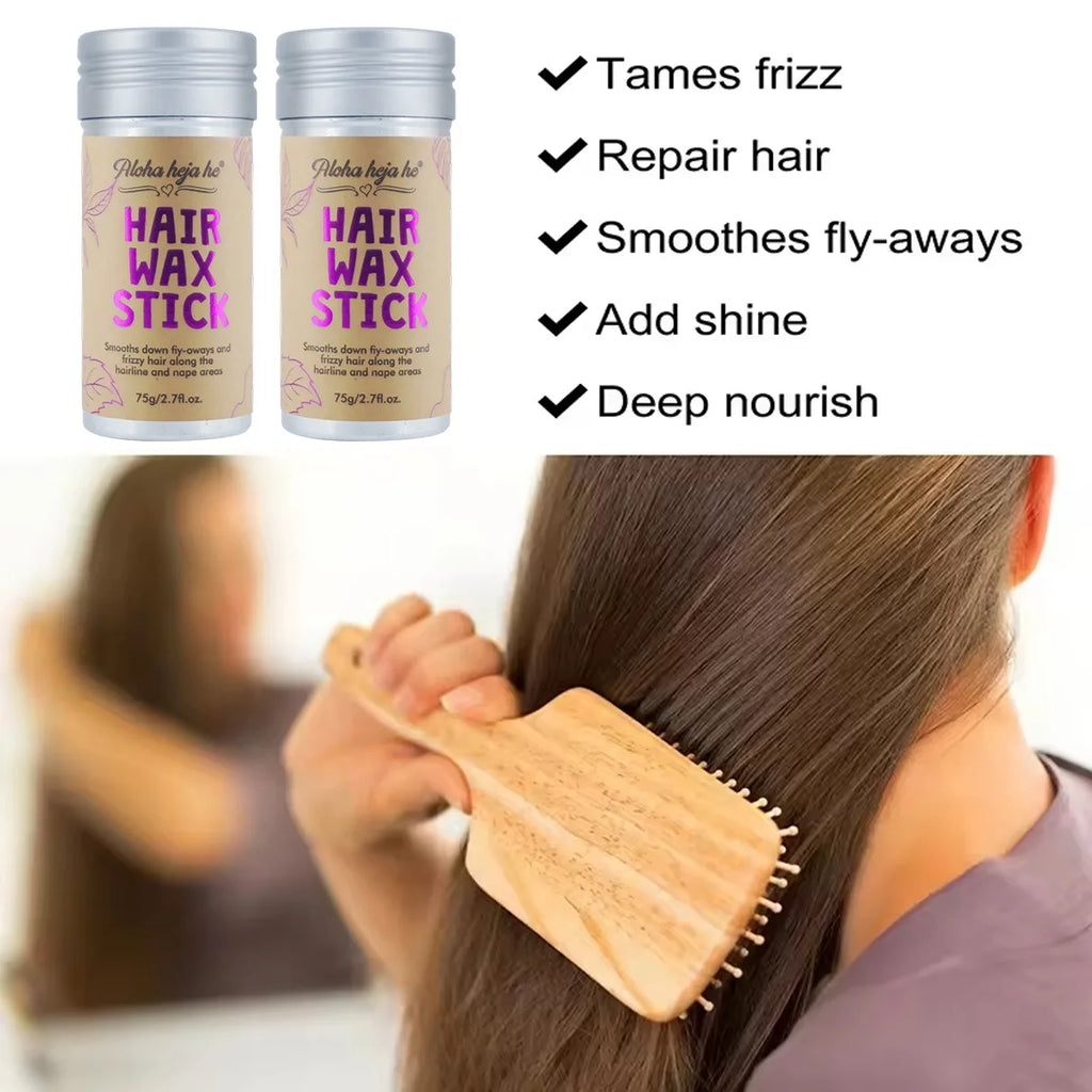 Combo 1/2Pcs Hair Wax Sticks Non-Sticky Slick Back Gel for Toddlers Girls Women Flyaway Control Wig  Natural Hair Styling Accessories