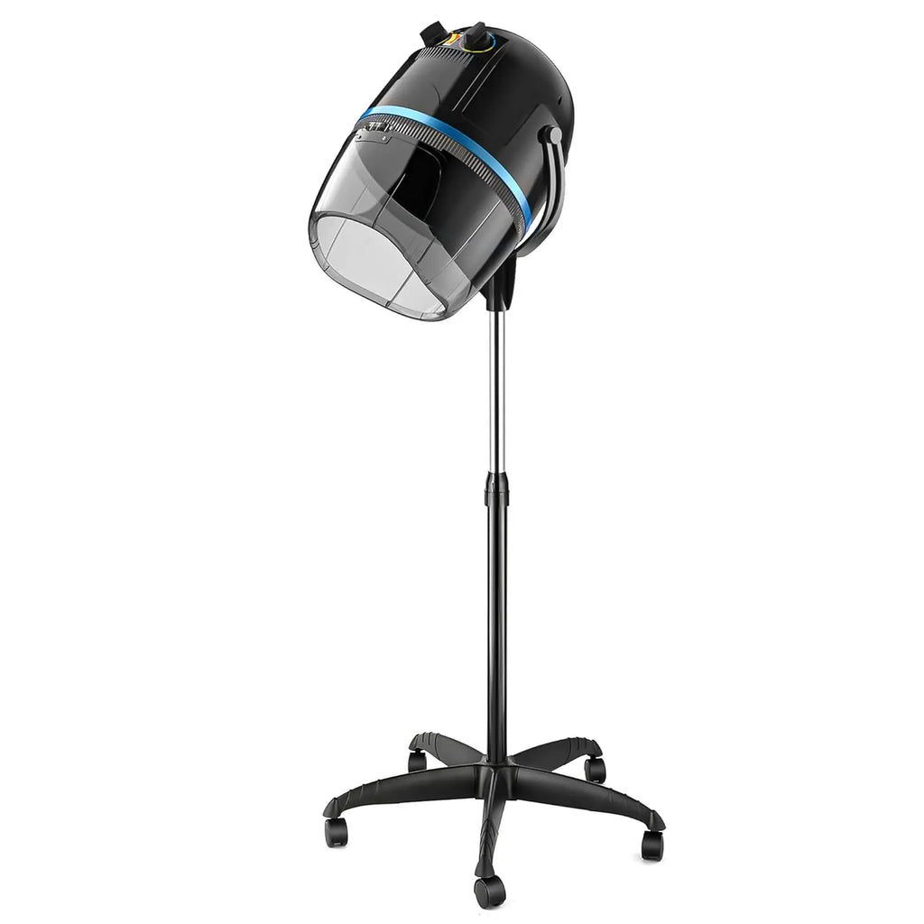 Beauty Salon Professional Adjustable Hooded Hair Dryer with Timer and Wheels for Salon and Home Use