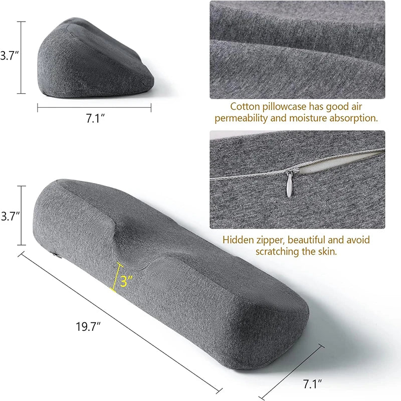 Super Comfortable Cervical Pillow, Memory Foam Contour Pillow, Bed Pillows for Side Sleeper Ergonomic Orthopedic Sleeping Pillow, Neck Pillow
