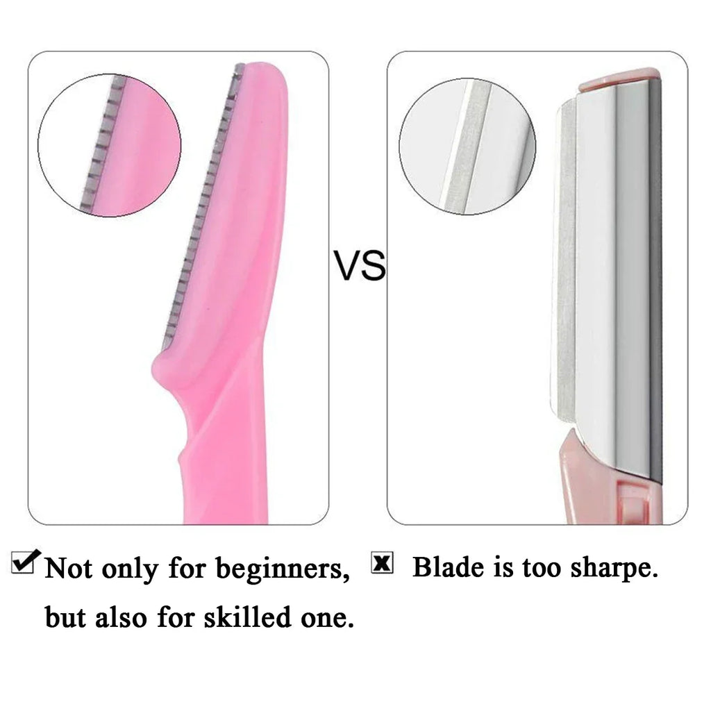Eyebrow Razor Facial Razor for Women 10/30/40Pcs Multipurpose Exfoliating Dermaplaning Tools with Precision Cover Safety Beauty