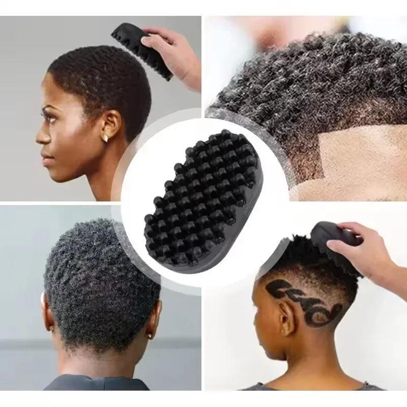 Coiler Professional Curly Hair Sponge Twist Brush Magic African Coil Wave Dreadlock Natural Hairbrush Afro Hair Styling Tool Salon
