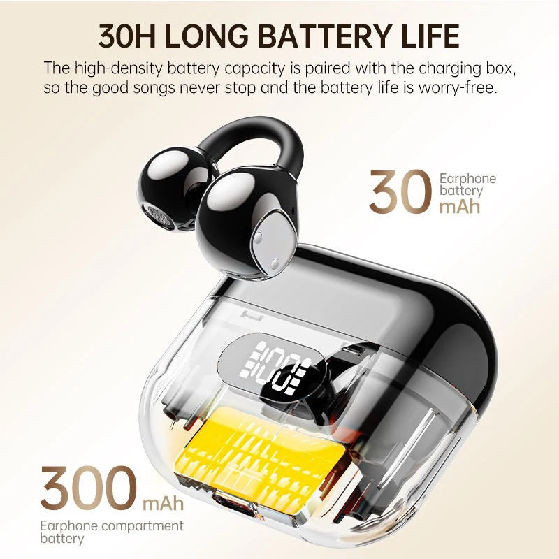 Mini Earbuds Wireless with LED Display Long-Battery Life Clear Calls Headphone for Business Welcome Deal Headset New Electronics