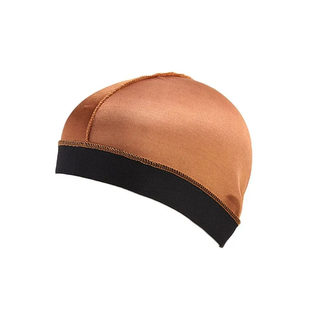 Pure Color Men Caps Durag Style Hats Bonnet Elastic Breathable Wave Caps Polyester Multicolor Durag Cap Men Outdoor Wave Caps
